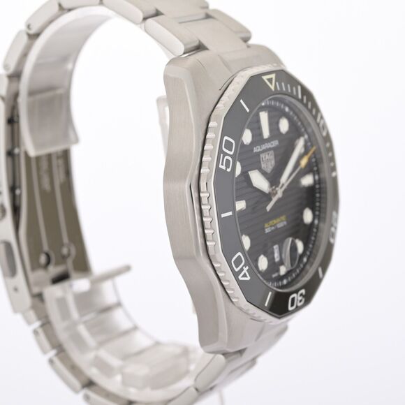 TAG Heuer Aquaracer WBP201A Black Ceramic 43mm Men's Auto Watch Box & Papers - Picture 7 of 15